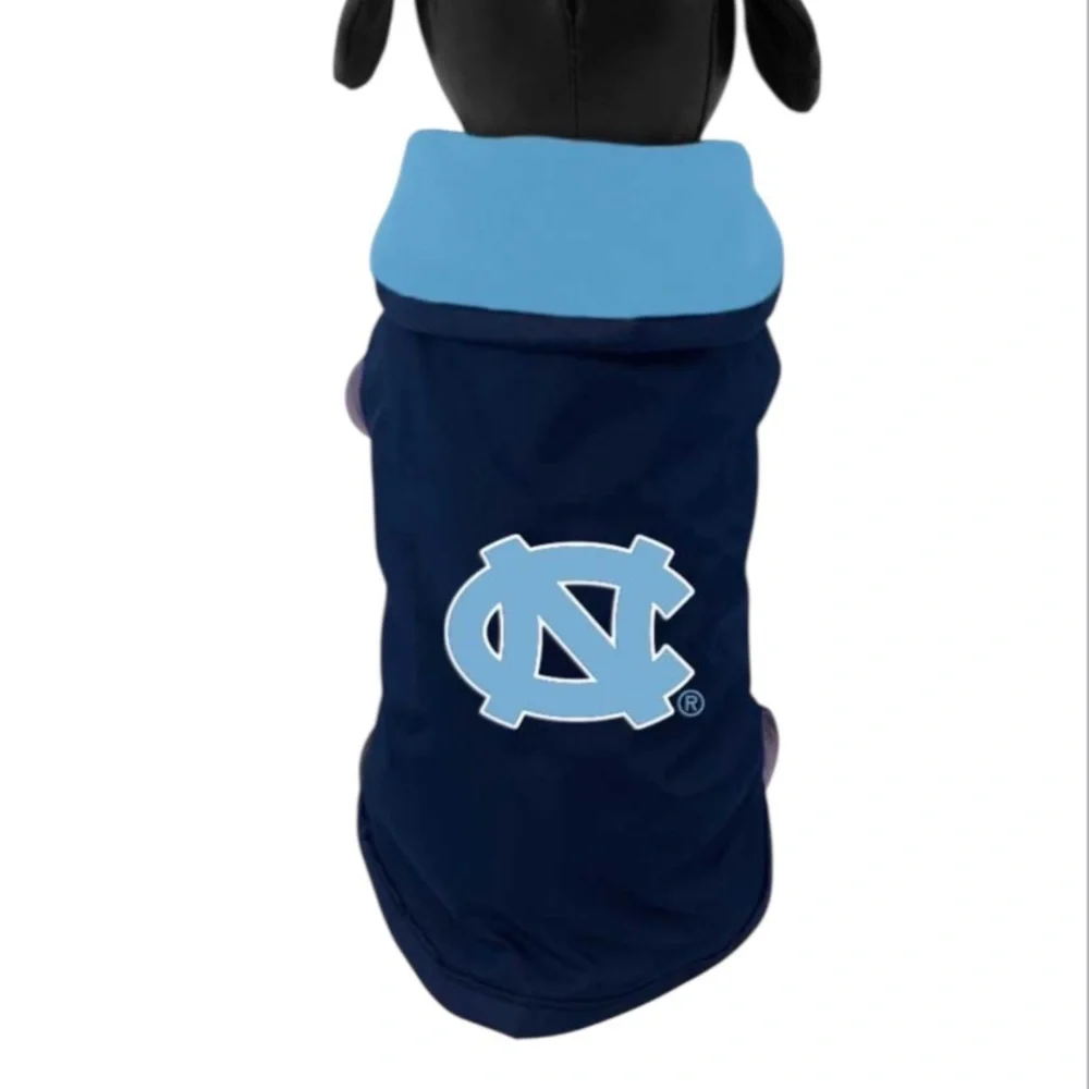 NWT North Carolina Tarheels Reversible Dog Jacket L